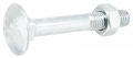 Śruba zamkowa nakrętka DIN 603/555 ZN M10x 80mm