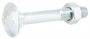 Śruba grzybkowa z nakretką DIN 603 ZN M16x100mm