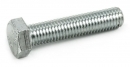 Śruba sześciokątna DIN 933 kl 8.8 ZN M24x200mm