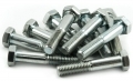 Śruba sześciokątna DIN 931 8.8 ZN M 8x 65mm