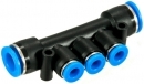 Rozdzielacz wielosegmentowy 2x10 mm, 3x6 mm