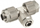 Trójnik skręcany złączka 1x 8x6 - 2x 6x4